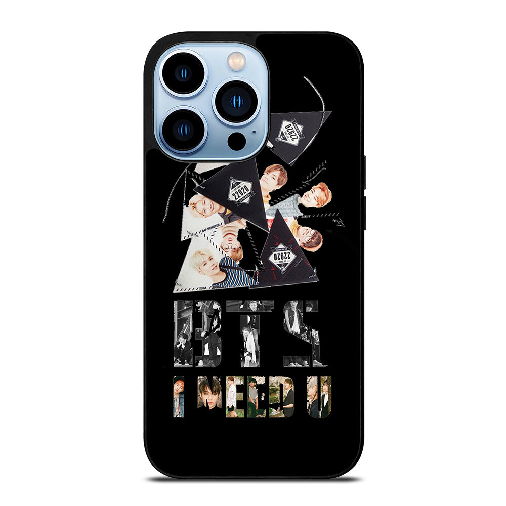 BTS BANGTAN BOYS I NEED U iPhone 13 Pro Max Case