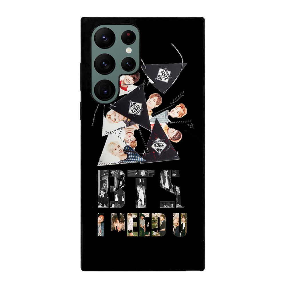 BTS BANGTAN BOYS I NEED U Samsung Galaxy S22 Ultra 5G Case