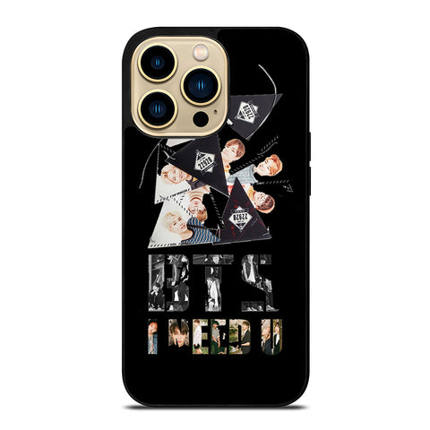 BTS BANGTAN BOYS I NEED U iPhone 14 Pro Max Case