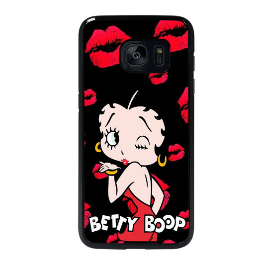 Betty Boop Big Kiss Samsung Galaxy S7 Edge Case
