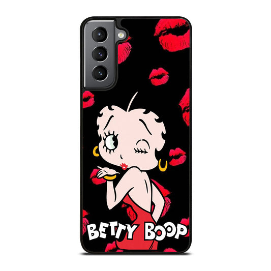Betty Boop Big Kiss Samsung Galaxy S21 Plus 5G Case
