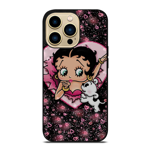 Betty Boop Pink iPhone 14 Pro Max Case