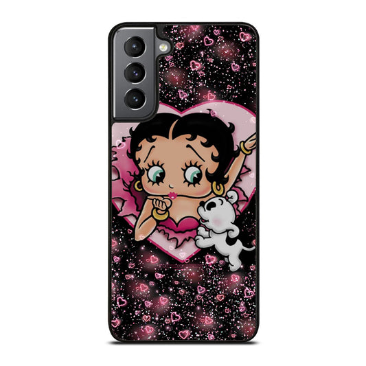 Betty Boop Pink Samsung Galaxy S21 Plus 5G Case
