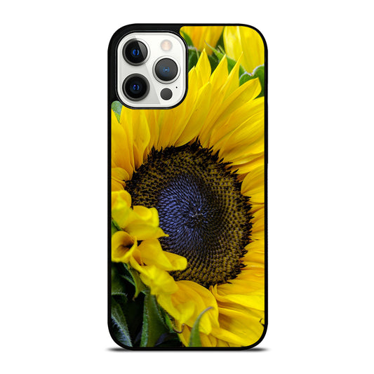 Big Yellow Sunflowers iPhone 12 Pro Max Case