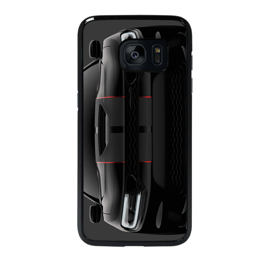 Black Dodge Challenger Oilred Samsung Galaxy S7 Edge Case
