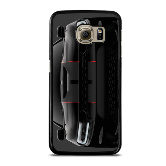 Black Dodge Challenger Oilred Samsung Galaxy S6 Case