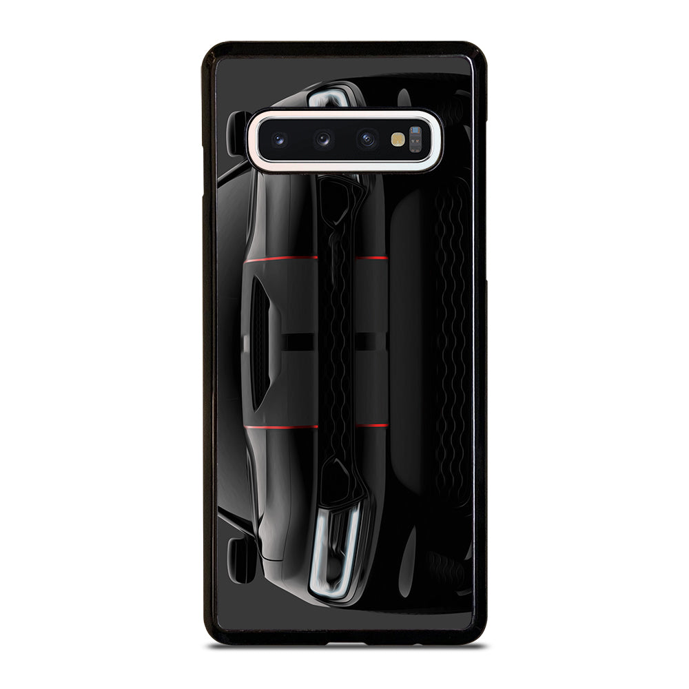 Black Dodge Challenger Oilred Samsung Galaxy S10 Case