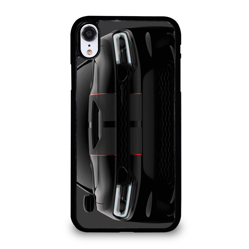 Black Dodge Challenger Oilred iPhone XR Case