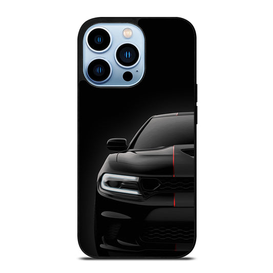 Black Dodge Challenger Outerglow iPhone 13 Pro Max Case