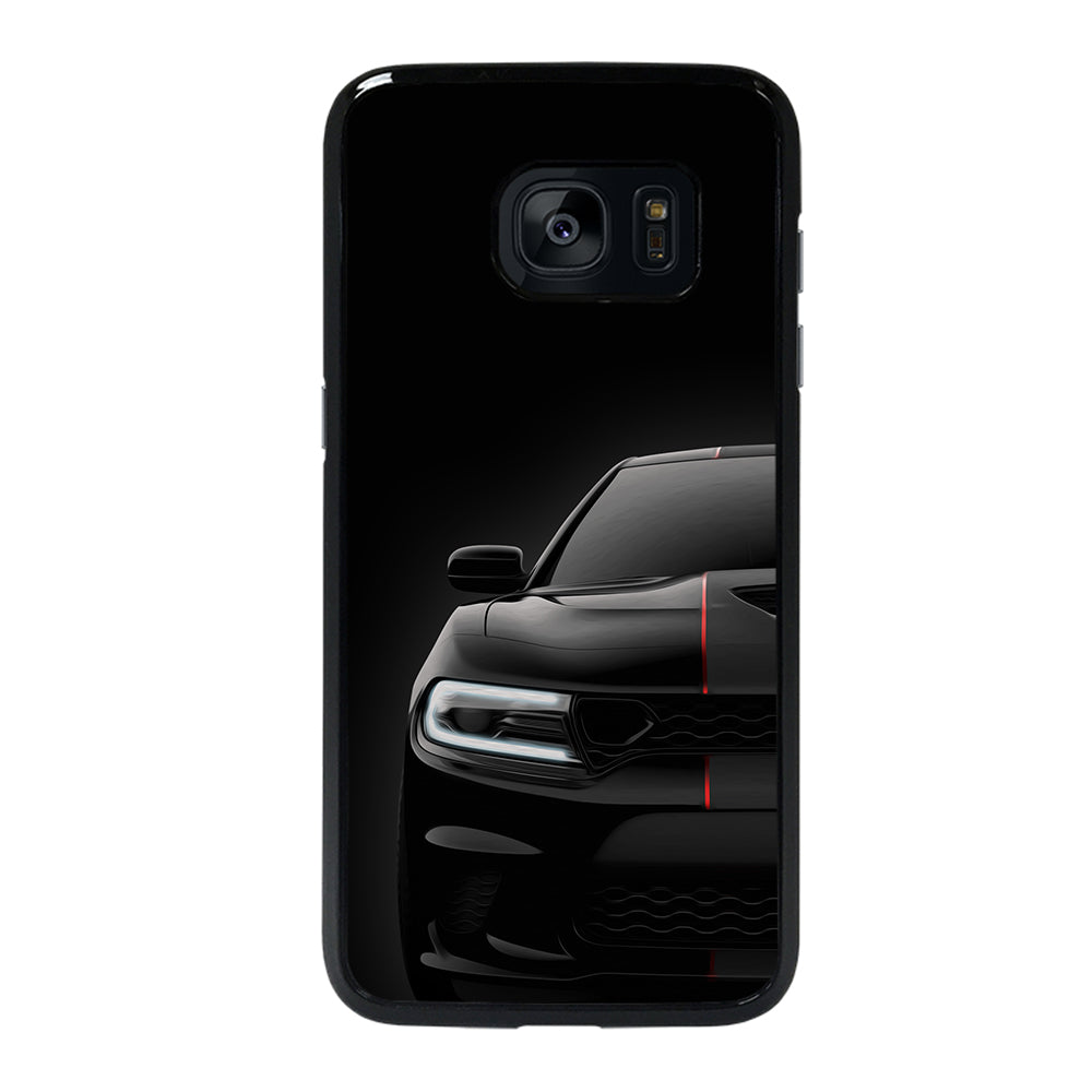 Black Dodge Challenger Outerglow Samsung Galaxy S7 Edge Case