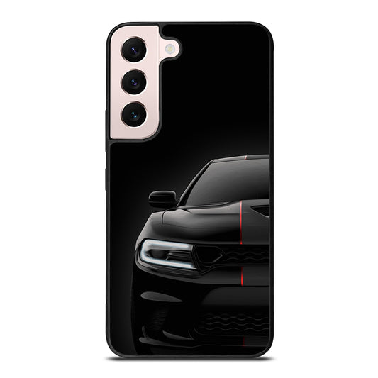 Black Dodge Challenger Outerglow Samsung Galaxy S22 Plus 5G Case