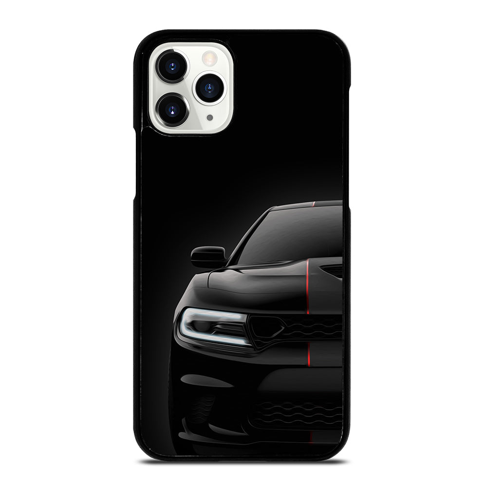 Black Dodge Challenger Outerglow iPhone 11 Pro Case