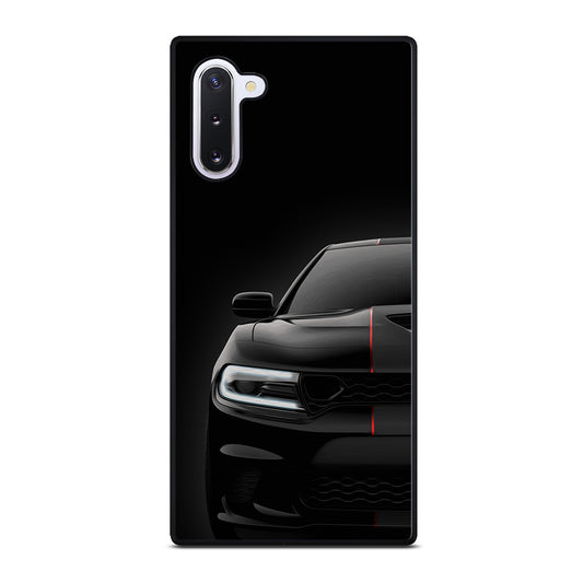 Black Dodge Challenger Outerglow Samsung Galaxy Note 10 Case
