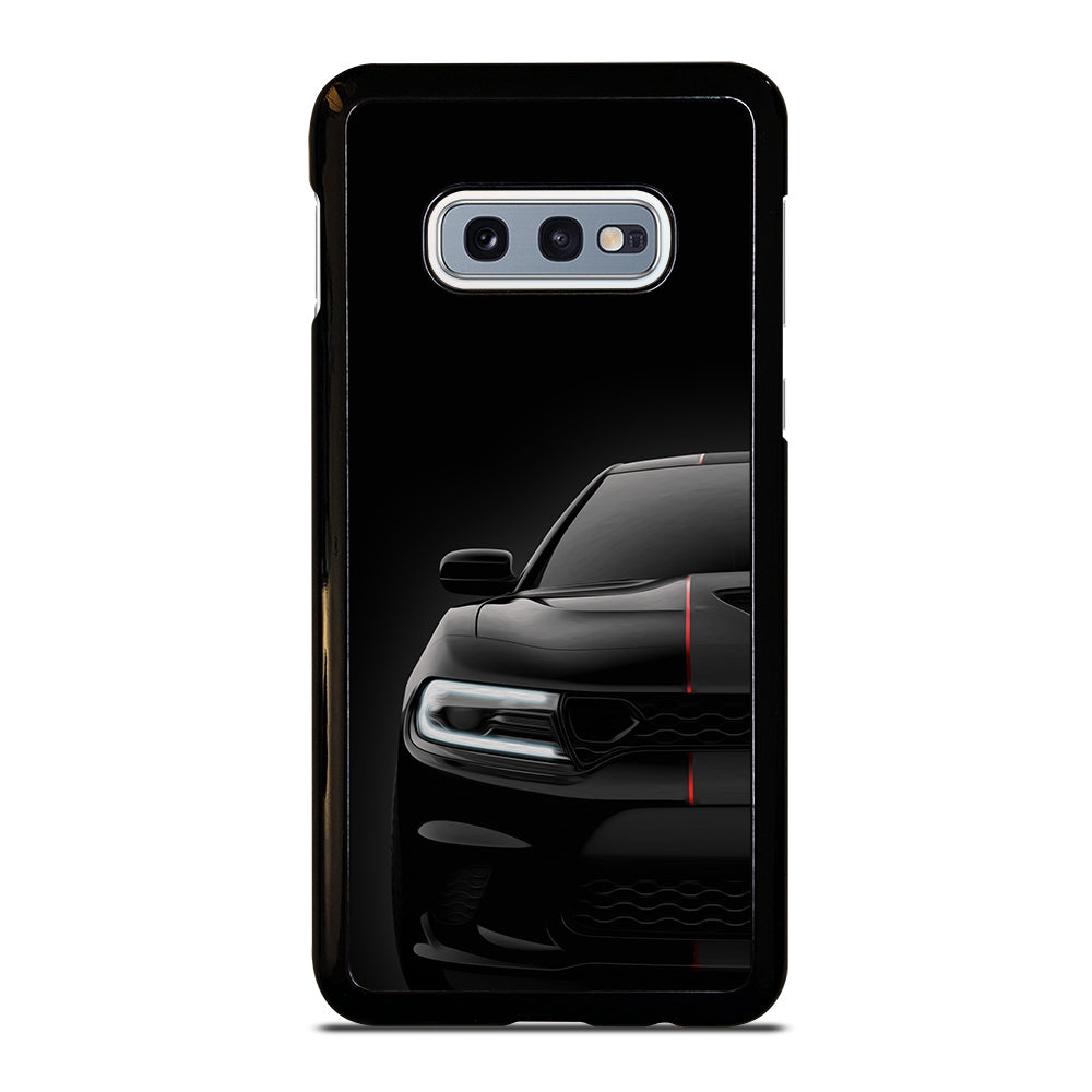 Black Dodge Challenger Outerglow Samsung Galaxy S10e Case