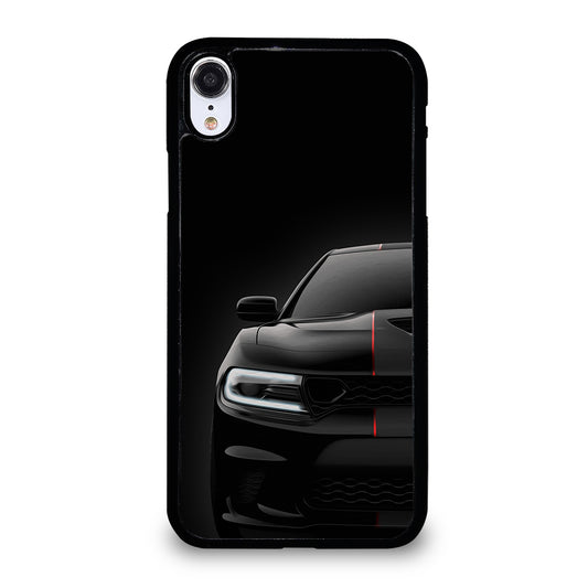 Black Dodge Challenger Outerglow iPhone XR Case