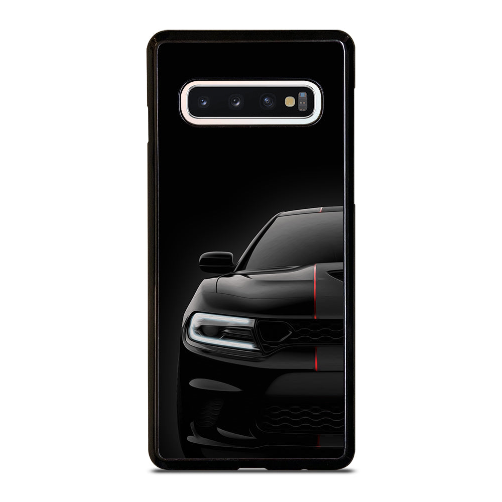 Black Dodge Challenger Outerglow Samsung Galaxy S10 Case