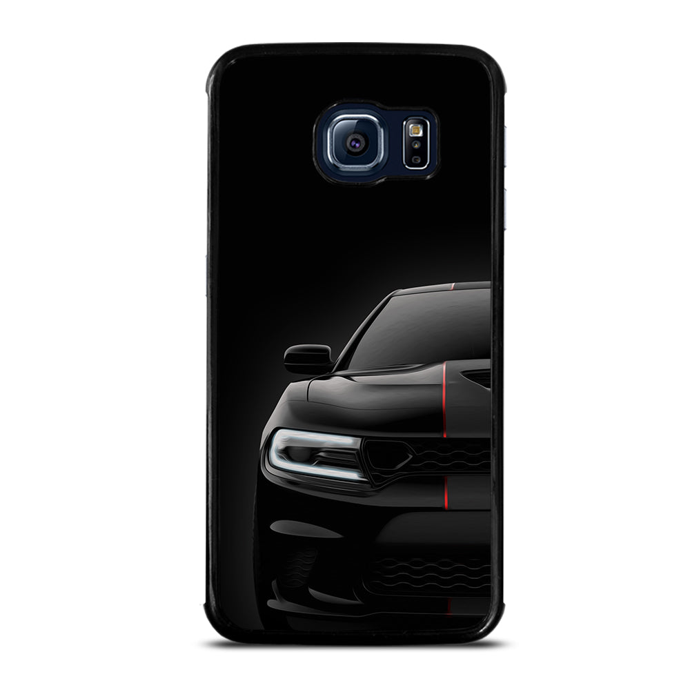 Black Dodge Challenger Outerglow Samsung Galaxy S6 Edge Case