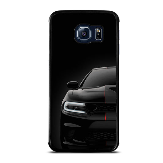 Black Dodge Challenger Outerglow Samsung Galaxy S6 Edge Case