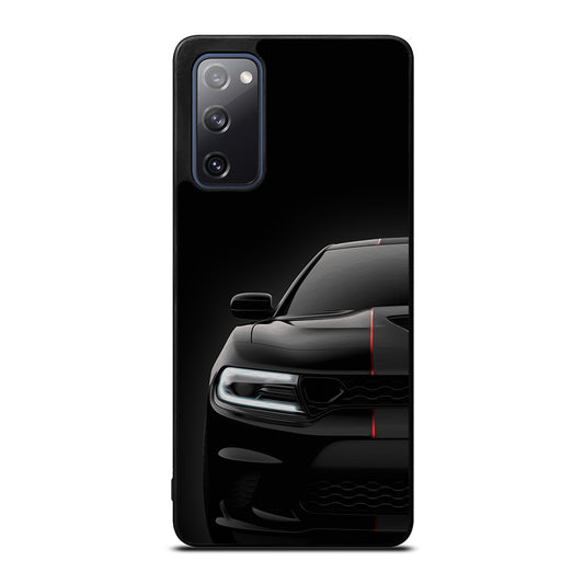 Black Dodge Challenger Outerglow Samsung Galaxy S20 FE 5G Case