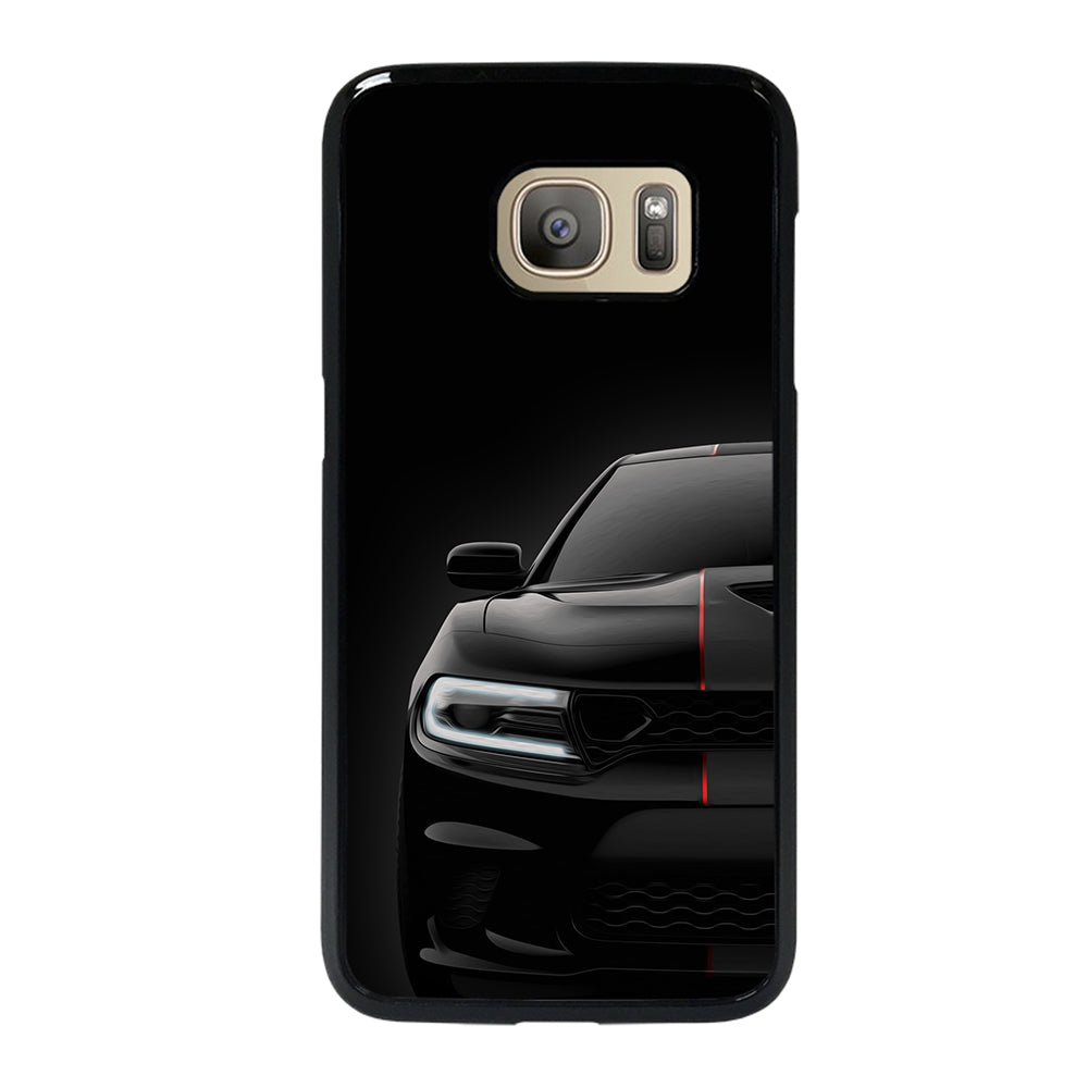 Black Dodge Challenger Outerglow Samsung Galaxy S7 Case