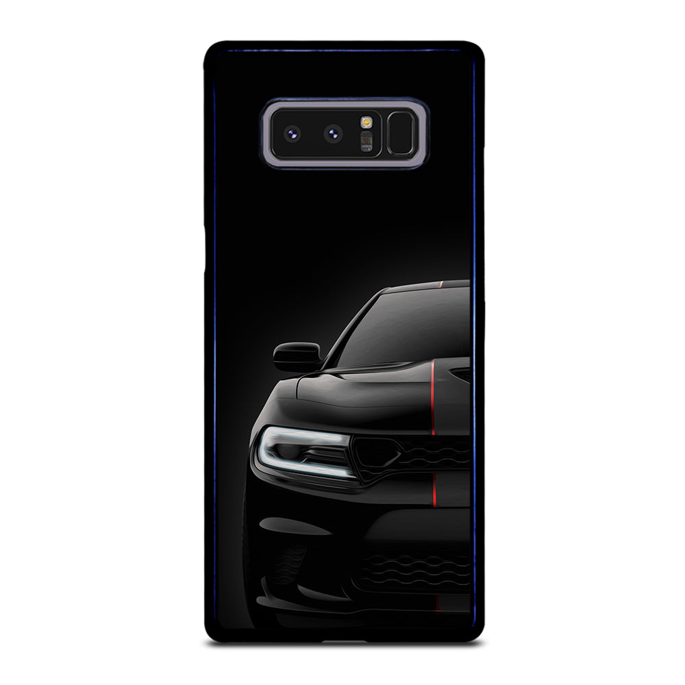 Black Dodge Challenger Outerglow Samsung Galaxy Note 8 Case