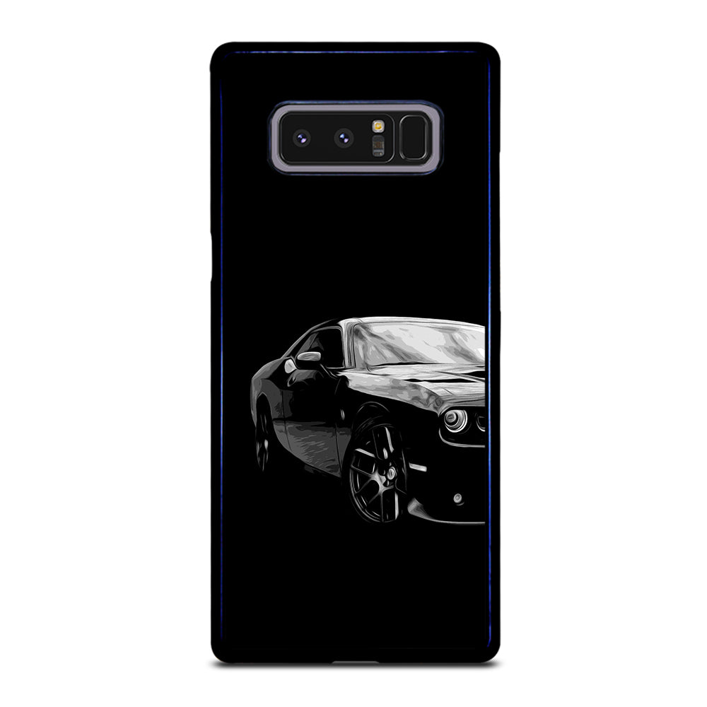 Black Dodge Challenger Posterizeoil Samsung Galaxy Note 8 Case