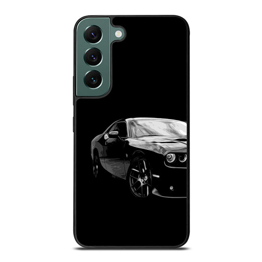 Black Dodge Challenger Posterizeoil Samsung Galaxy S22 5G Case