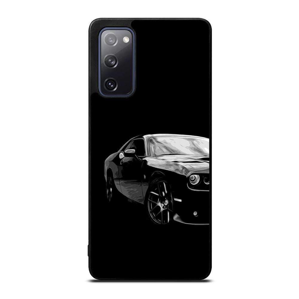 Black Dodge Challenger Posterizeoil Samsung Galaxy S20 FE 5G Case