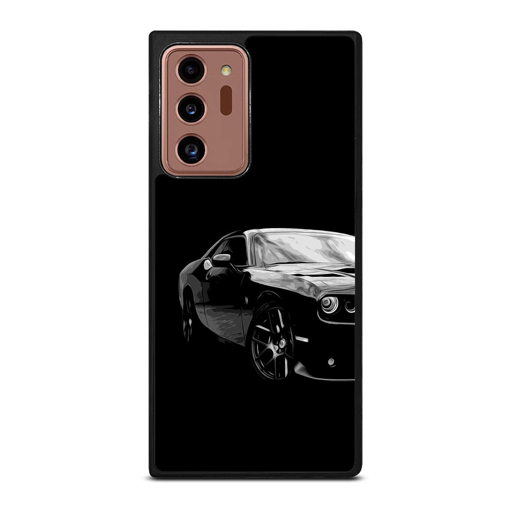 Black Dodge Challenger Posterizeoil Samsung Galaxy Note 20 Ultra Case