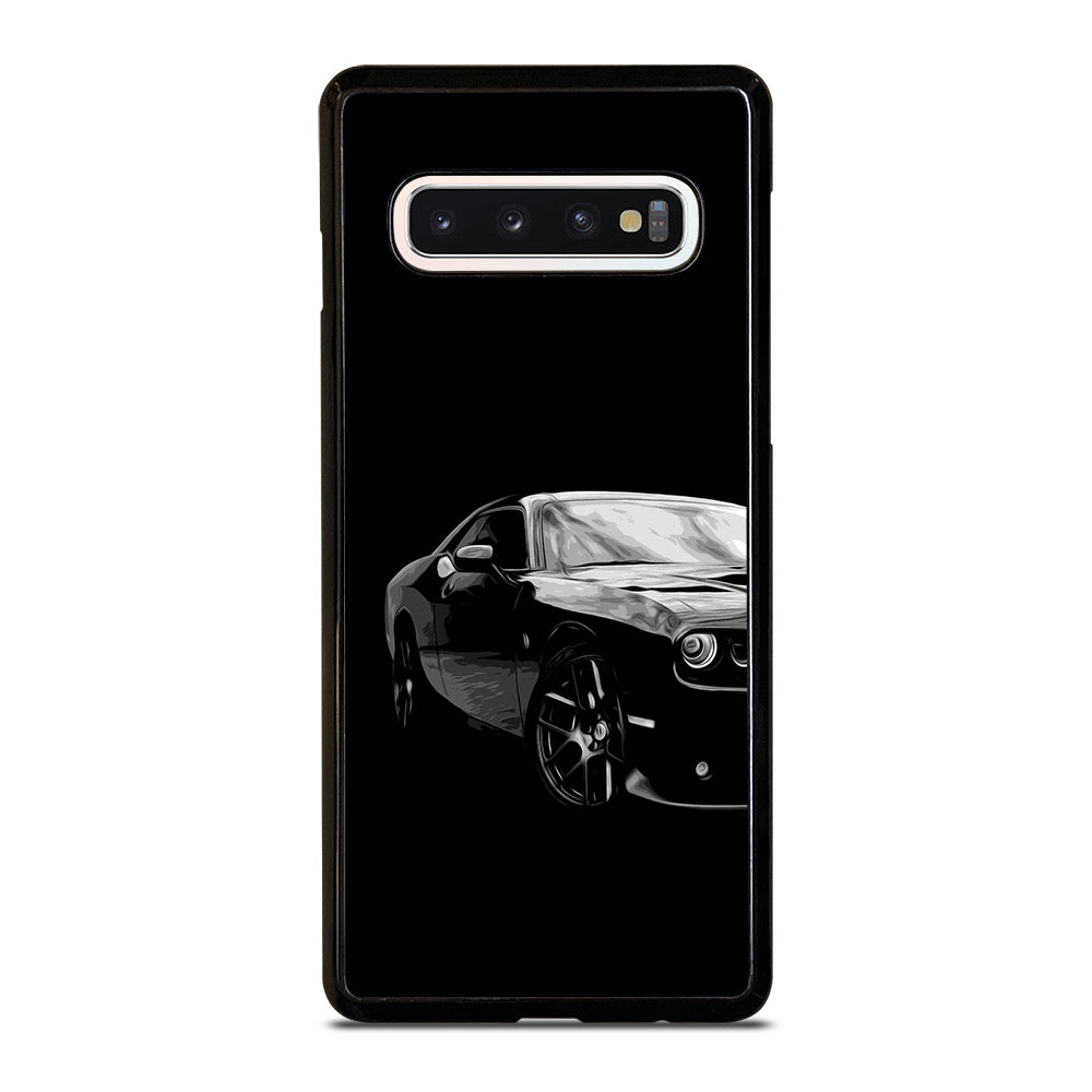 Black Dodge Challenger Posterizeoil Samsung Galaxy S10 Case
