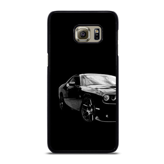Black Dodge Challenger Posterizeoil Samsung Galaxy S6 Edge Plus Case