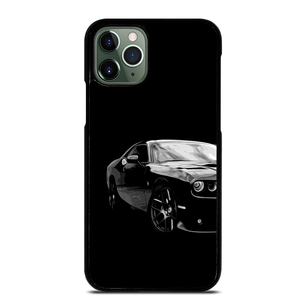 Black Dodge Challenger Posterizeoil iPhone 11 Pro Max Case
