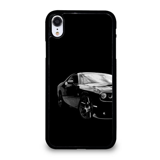 Black Dodge Challenger Posterizeoil iPhone XR Case