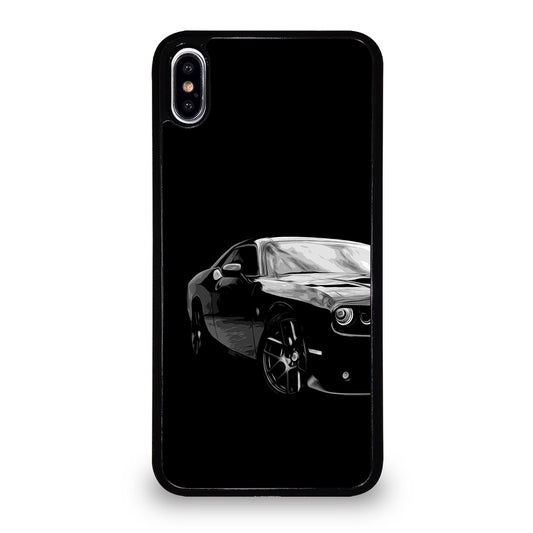 Black Dodge Challenger Posterizeoil iPhone XS Max Case