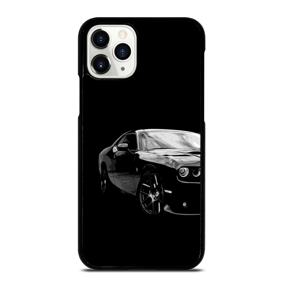 Black Dodge Challenger Posterizeoil iPhone 11 Pro Case