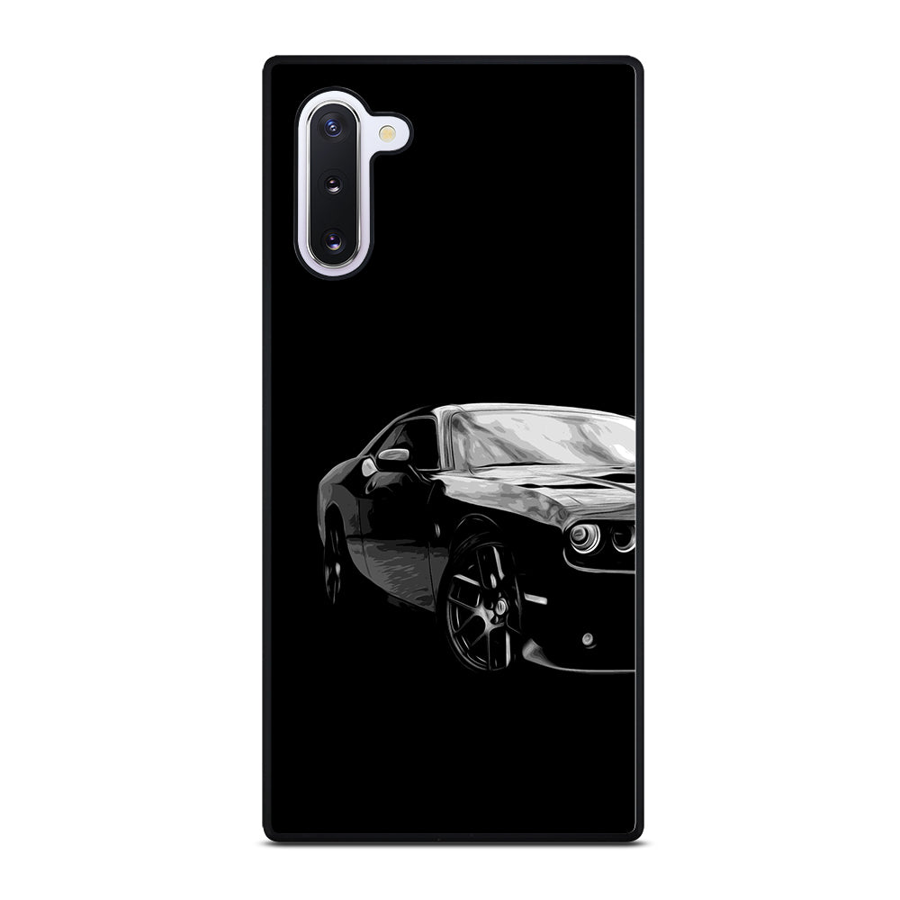 Black Dodge Challenger Posterizeoil Samsung Galaxy Note 10 Case