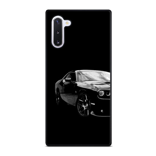 Black Dodge Challenger Posterizeoil Samsung Galaxy Note 10 Case