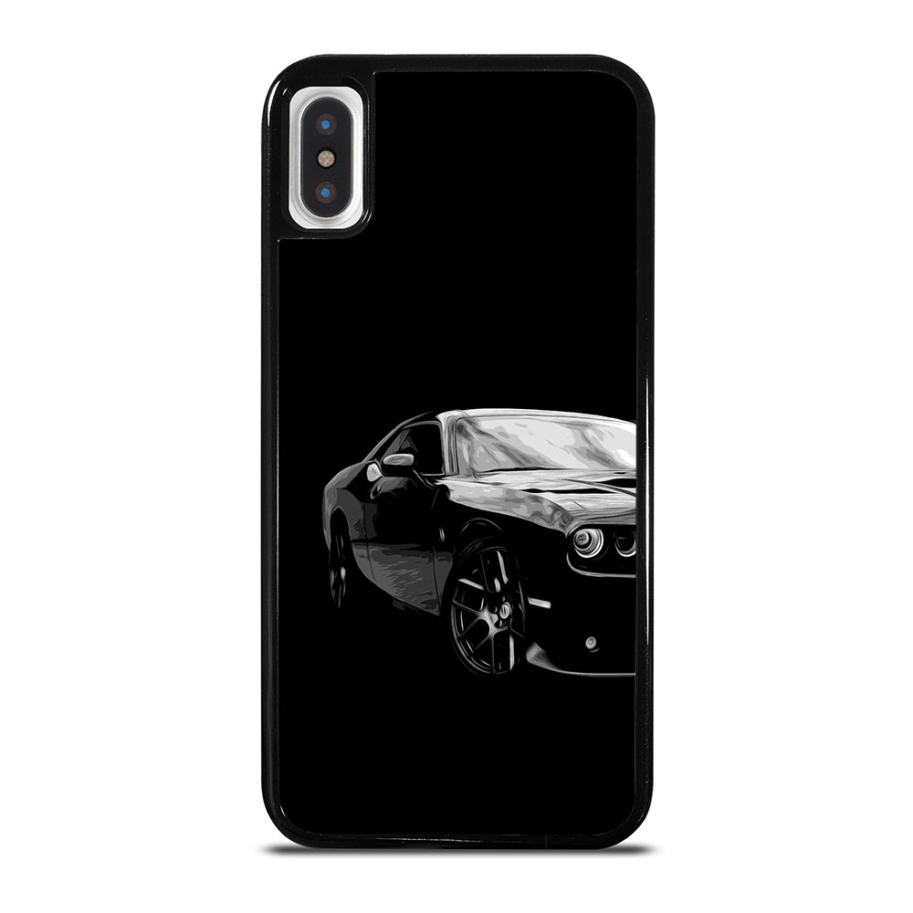 Black Dodge Challenger Posterizeoil iPhone X / XS Case