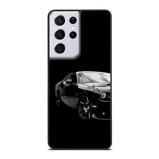 Black Dodge Challenger Posterizeoil Samsung Galaxy S21 Ultra 5G Case