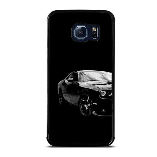 Black Dodge Challenger Posterizeoil Samsung Galaxy S6 Edge Case