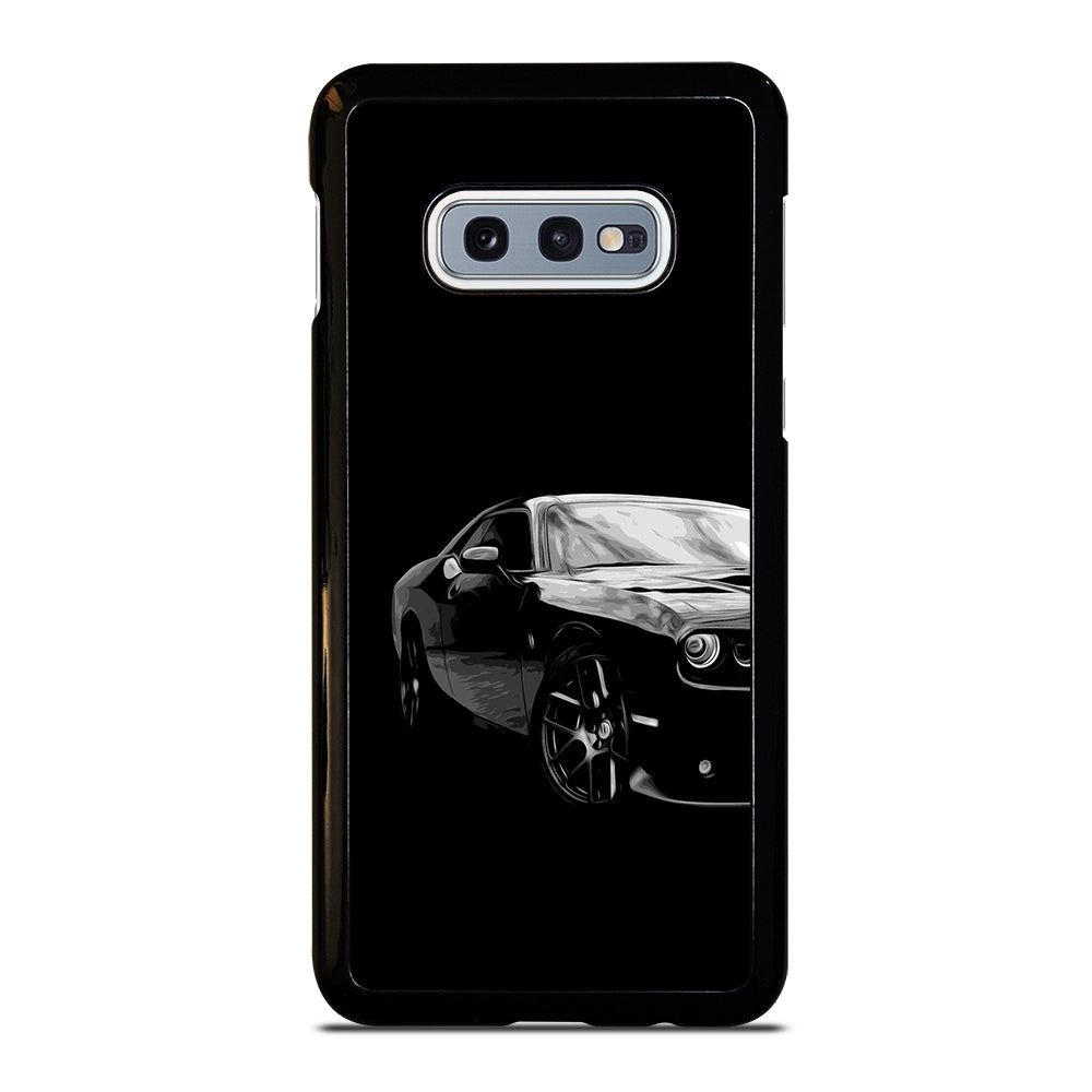 Black Dodge Challenger Posterizeoil Samsung Galaxy S10e Case