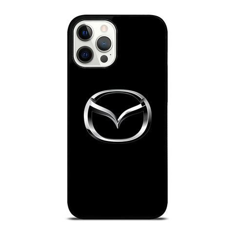 Black Mazda Logo iPhone 12 Pro Max Case
