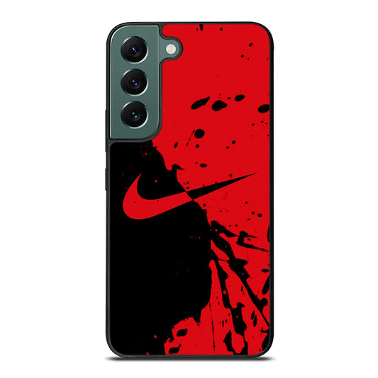 Black Red Nike Samsung Galaxy S22 5G Case