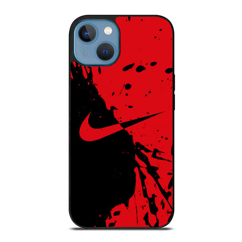 Black Red Nike iPhone 13 Case
