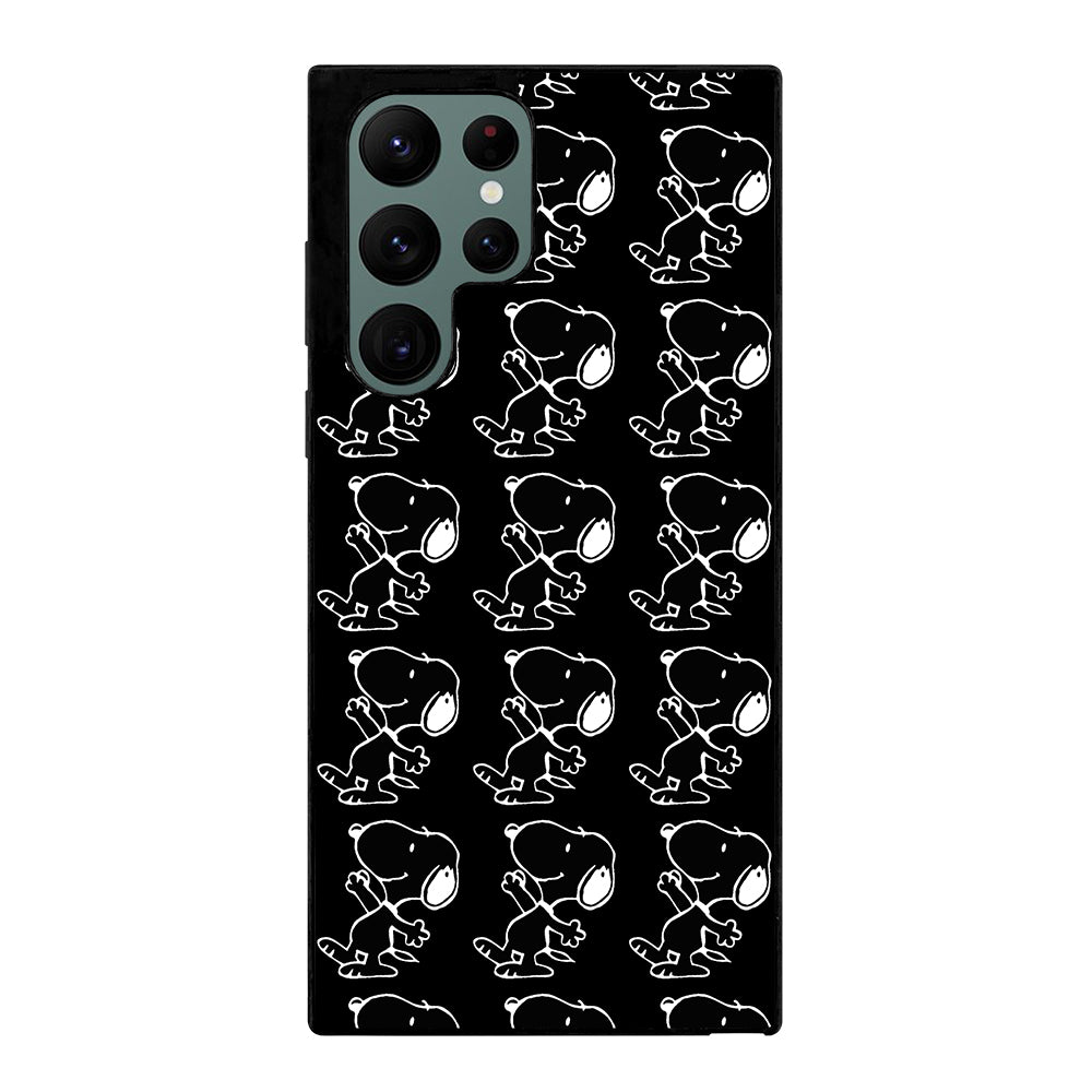 Black Snoopy Dog Samsung Galaxy S22 Ultra 5G Case