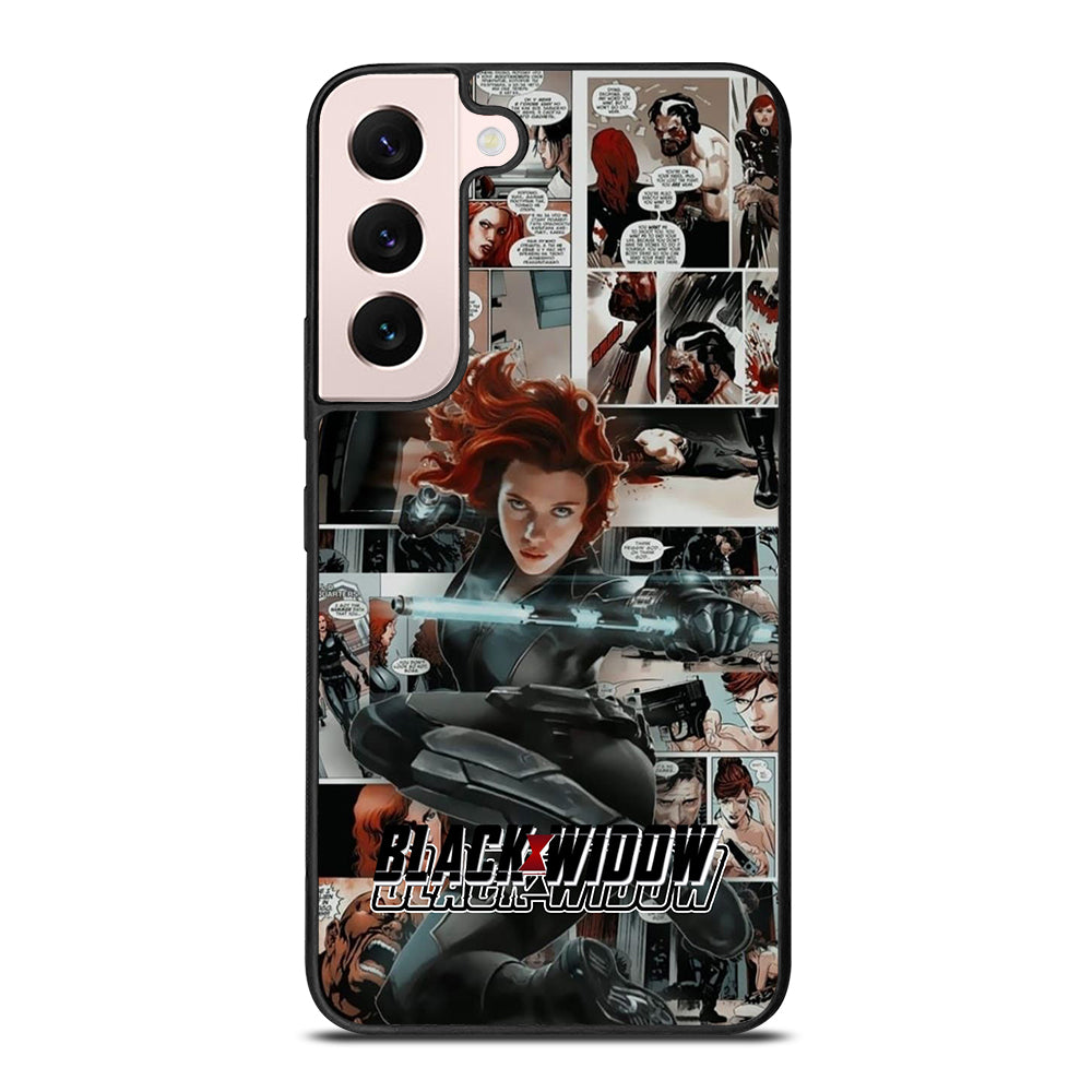 Black Widow Comic Samsung Galaxy S22 Plus 5G Case