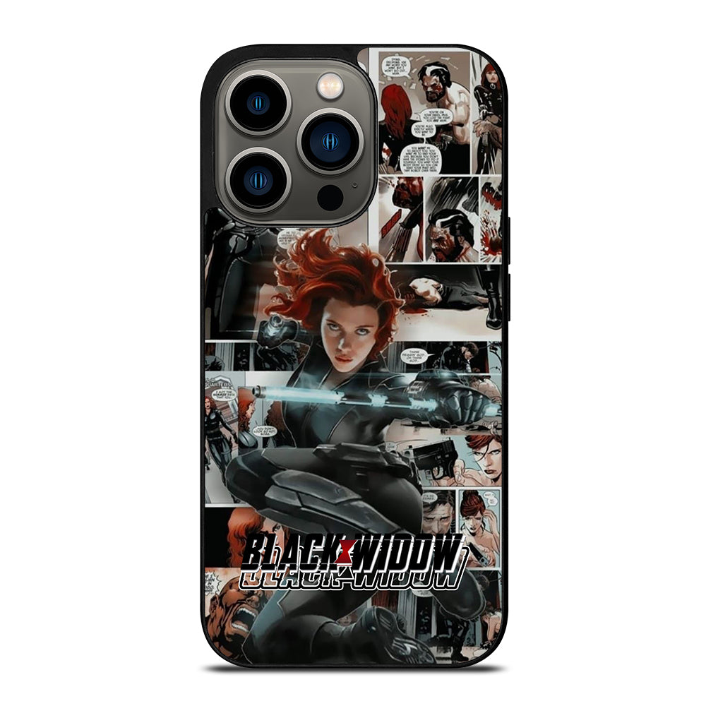 Black Widow Comic iPhone 13 Pro Case