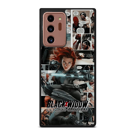 Black Widow Comic Samsung Galaxy Note 20 Ultra Case