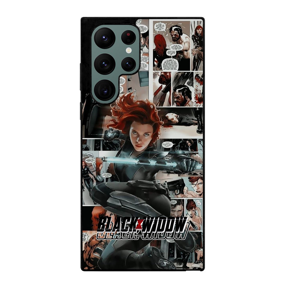 Black Widow Comic Samsung Galaxy S22 Ultra 5G Case