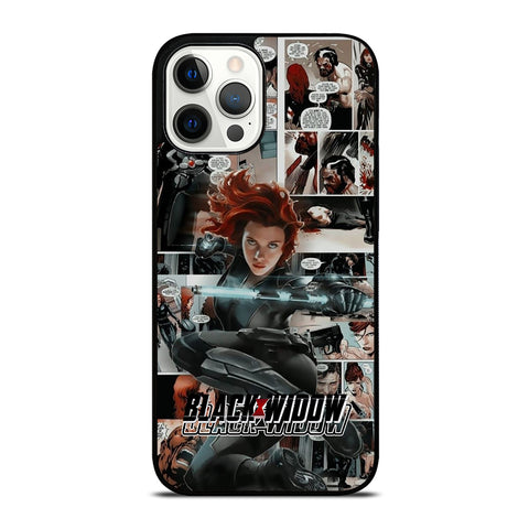 Black Widow Comic iPhone 12 Pro Max Case